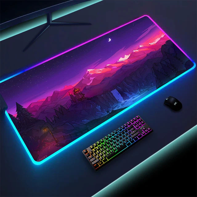 Non-slip RGB Gaming Pad – Ultra-Stable Desk Mat with Customizable Glow