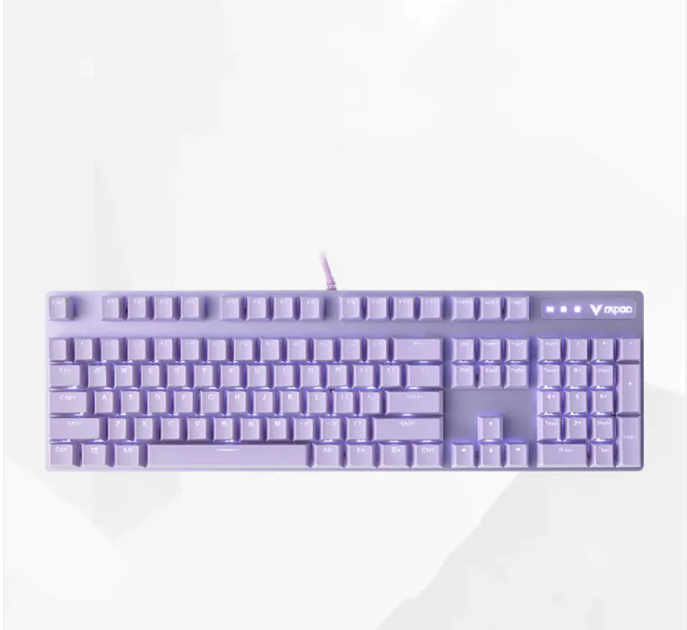 Rapoo V500RGB – Mechanical Gaming Keyboard (84/104 Keys, RGB Backlit, Tactile Switches)