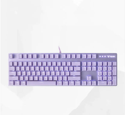 Rapoo V500RGB – Mechanical Gaming Keyboard (84/104 Keys, RGB Backlit, Tactile Switches)