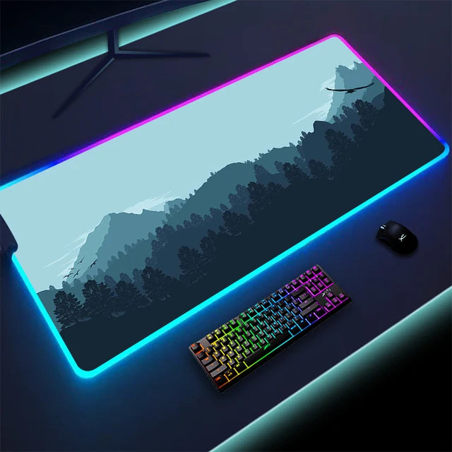 Non-slip RGB Gaming Pad – Ultra-Stable Desk Mat with Customizable Glow