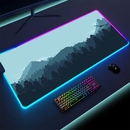 Non-slip RGB Gaming Pad – Ultra-Stable Desk Mat with Customizable Glow