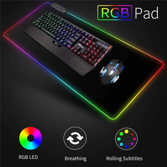 Zimoon MP01 RGB Gaming Mouse Pad – Precision Meets Comfort