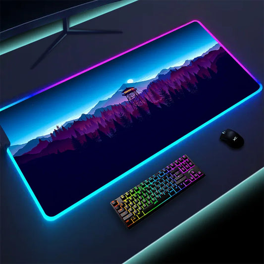 Non-slip RGB Gaming Pad – Ultra-Stable Desk Mat with Customizable Glow