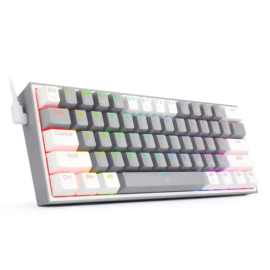 Redragon K617 Fizz – 60% RGB Mechanical Gaming Keyboard (Gray/White, Wired) - OUT OF STOCK