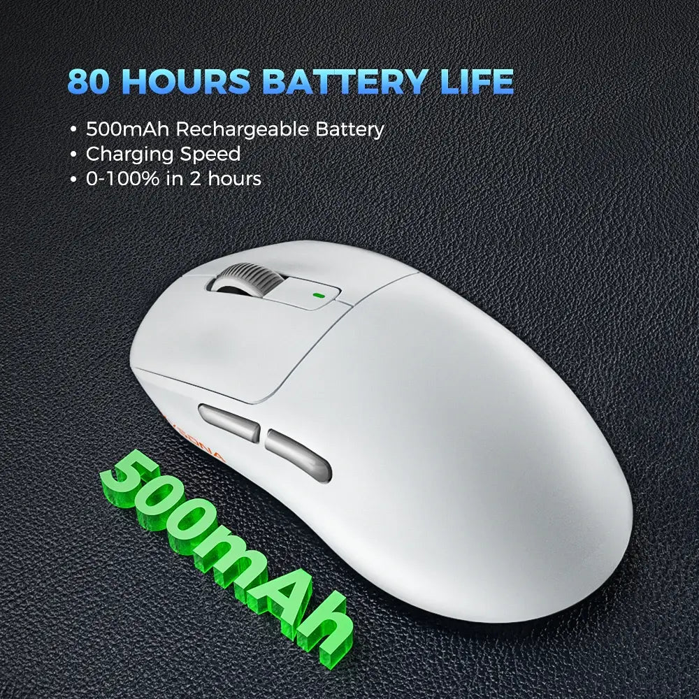Kysona WM001 – Wireless Gaming Mouse with Silent Click & RGB Lighting