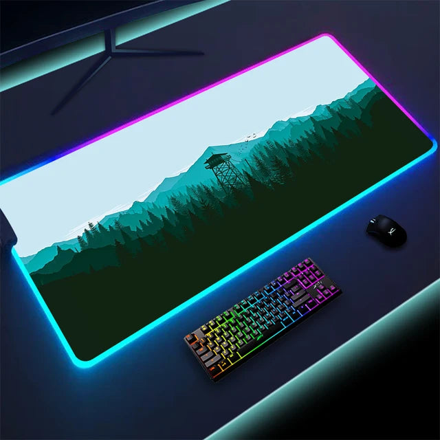 Non-slip RGB Gaming Pad – Ultra-Stable Desk Mat with Customizable Glow