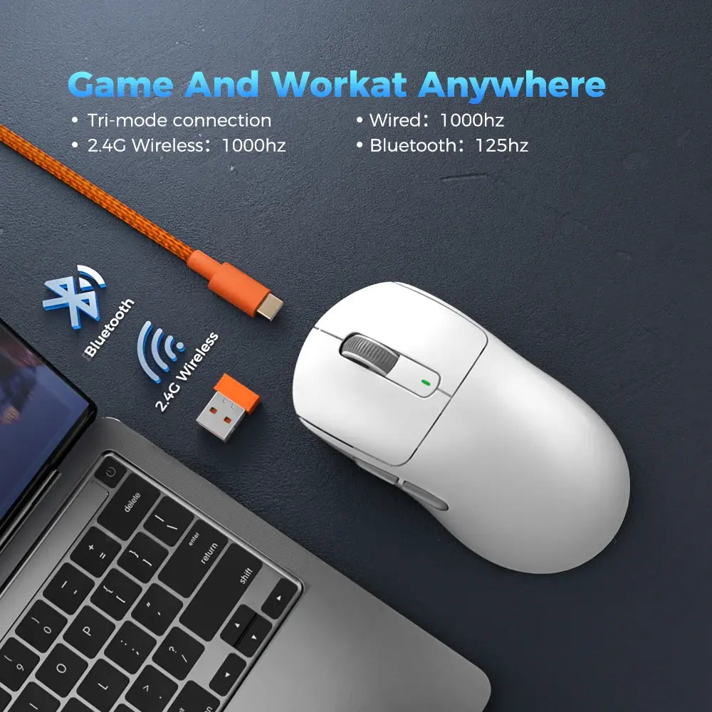 Kysona WM001 – Wireless Gaming Mouse with Silent Click & RGB Lighting