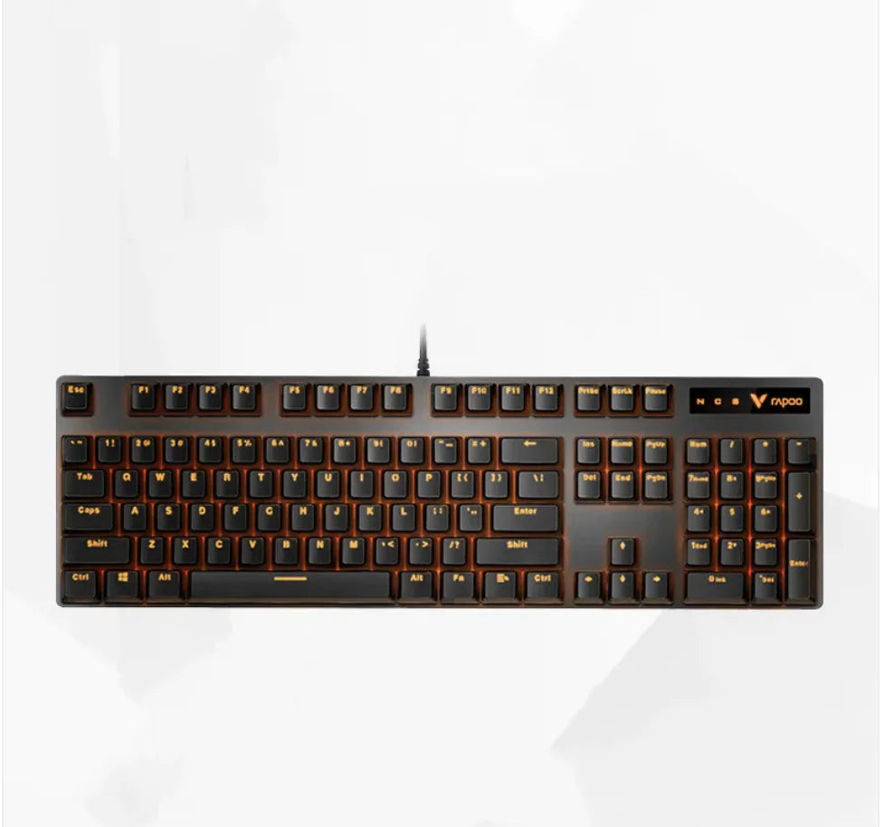 Rapoo V500RGB – Mechanical Gaming Keyboard (84/104 Keys, RGB Backlit, Tactile Switches)