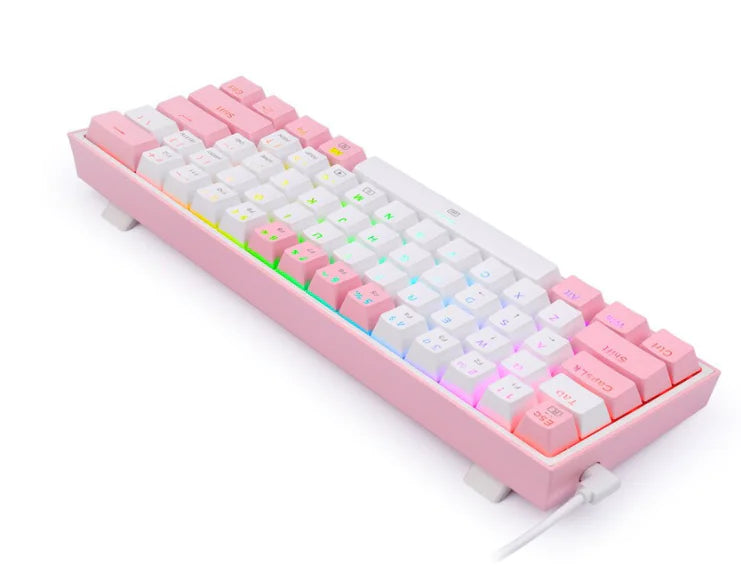 Redragon K617 Fizz – 60% RGB Mechanical Gaming Keyboard (Gray/White, Wired) - OUT OF STOCK
