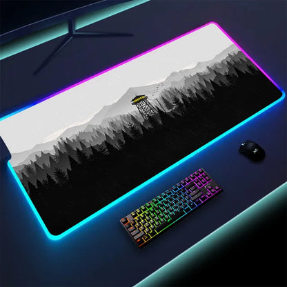 Non-slip RGB Gaming Pad – Ultra-Stable Desk Mat with Customizable Glow