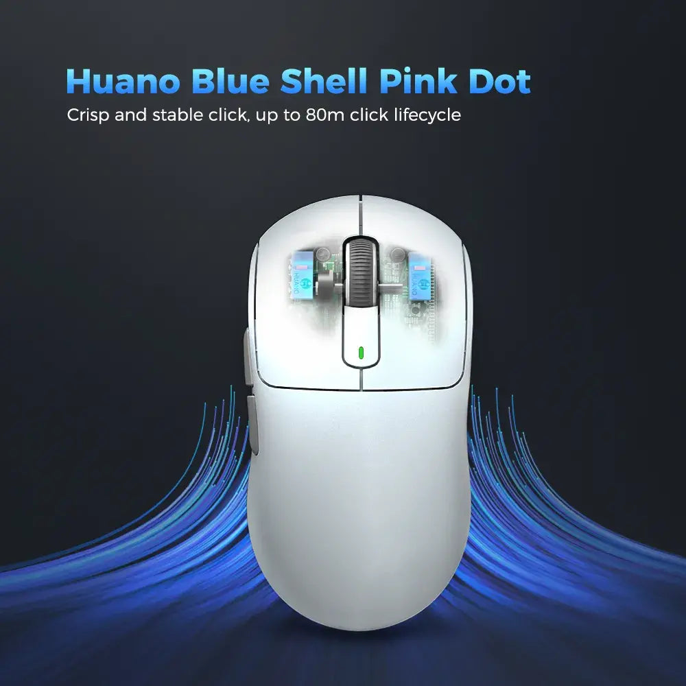 Kysona WM001 – Wireless Gaming Mouse with Silent Click & RGB Lighting