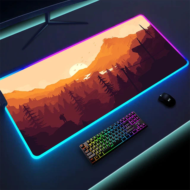 Non-slip RGB Gaming Pad – Ultra-Stable Desk Mat with Customizable Glow