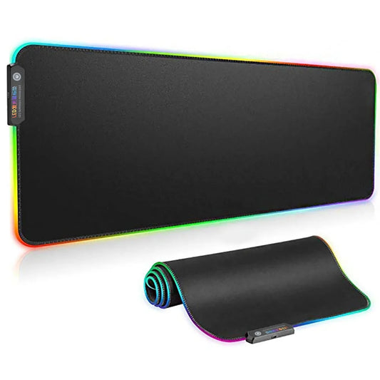 RGB Luminous Gaming Mouse Pad – Detachable USB & Pro Glide Surface