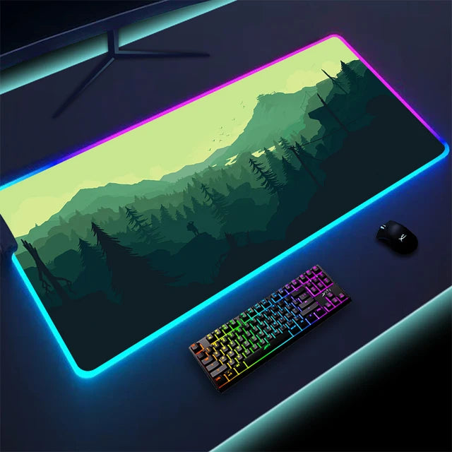 Non-slip RGB Gaming Pad – Ultra-Stable Desk Mat with Customizable Glow