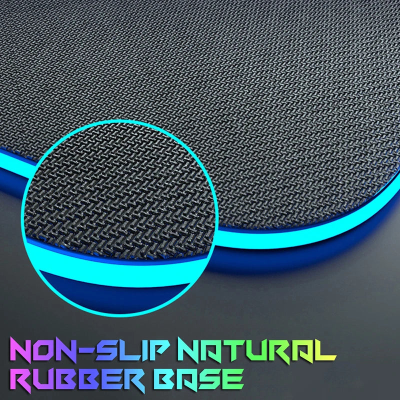 Non-slip RGB Gaming Pad – Ultra-Stable Desk Mat with Customizable Glow