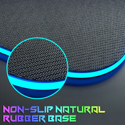 Non-slip RGB Gaming Pad – Ultra-Stable Desk Mat with Customizable Glow