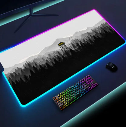 Non-slip RGB Gaming Pad – Ultra-Stable Desk Mat with Customizable Glow
