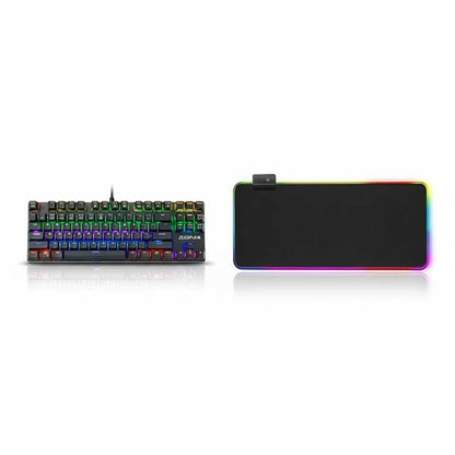 ZUOYA AK33 RGB Keyboard, XL RGB Mouse Pad